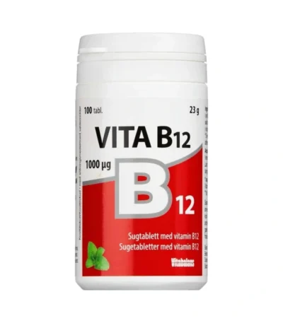 Vitabalans B12 Sugetablet – 100 stk