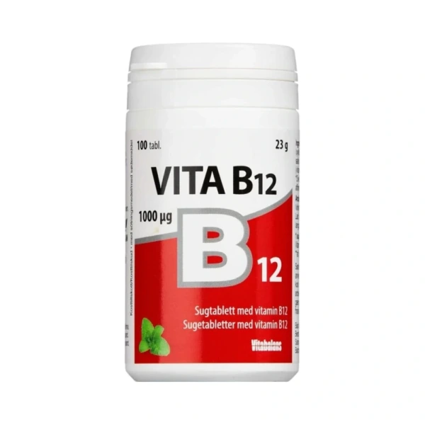 Vitabalans B12 Sugetablet – 100 stk