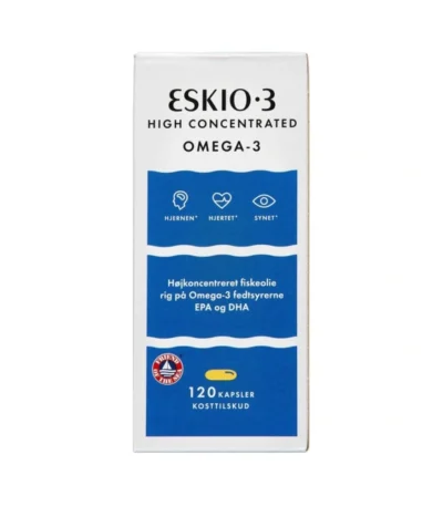 Eskio-3 High Concentrated Omega-3 - 120 stk