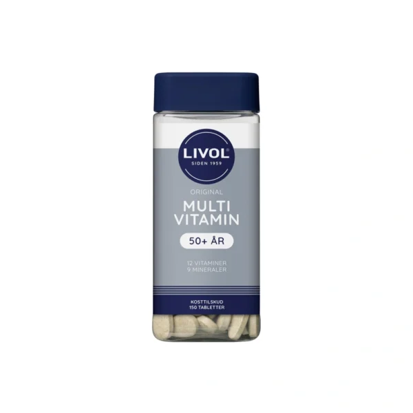 Livol Multivitamin 50+ Tabletter – 150 stk