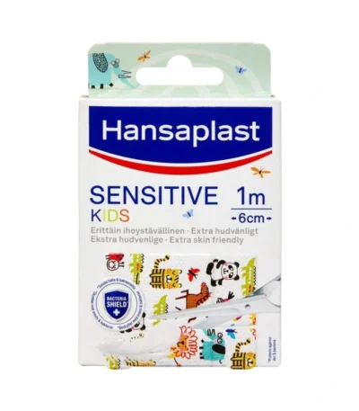 Hansaplast Sensitive Kids 1 m – 10 stk