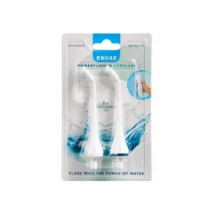 Ekulf PowerFlosser tandbørste Orthodontic – 2 stk