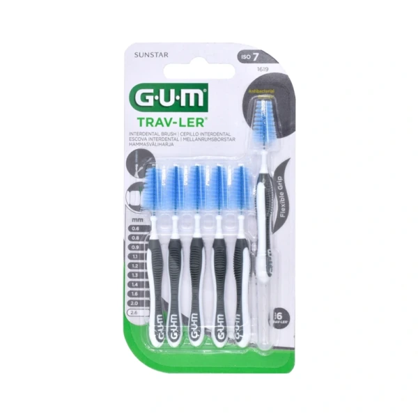 GUM TRAV-LER Mellemrumsbørste 1619 2,6mm – 2,6 mm x 6 stk