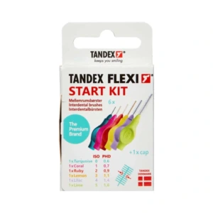 Tandex Flexi Mellemrumsbørste Startkit – 6 stk