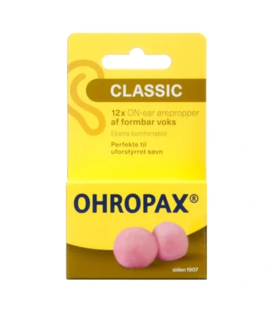 Ohropax Classic Ørekugler – 12 stk