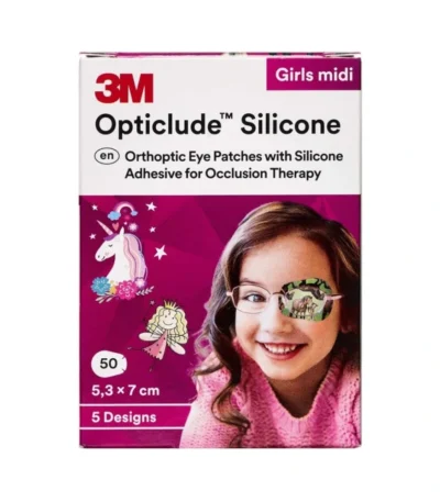 3M Opticlude Skeleplaster Medi Pige – 50 stk