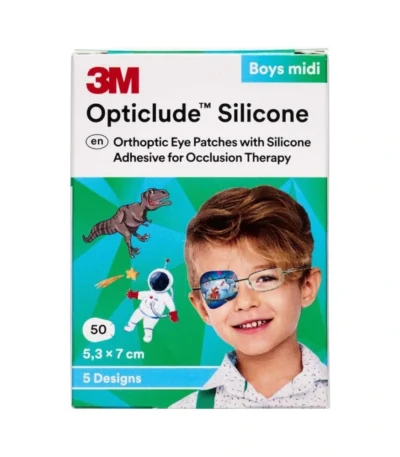 3M Opticlude Skeleplaster Medi Dreng – 50 stk