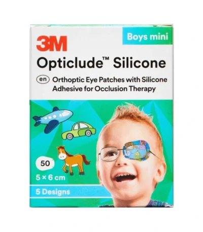 3M Opticlude Skeleplaster Mini Dreng – 50 stk