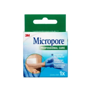 Micropore Kirugisk Tape Brun Uden Dispenser – 2,5cm x 10m