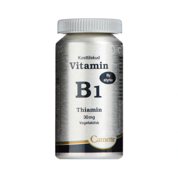 Camette Vitamin B1 Thiamin 30 mg – 90 stk