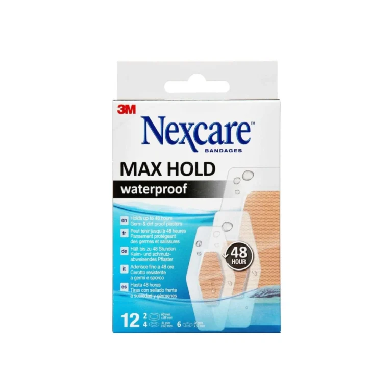 3M Nexcare Max Hold Plaster - 12 stk 3M Nexcare Max Hold Plaster – 12 stk