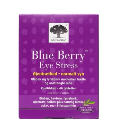 New Nordic Blue Berry Eye Stress – 60 stk
