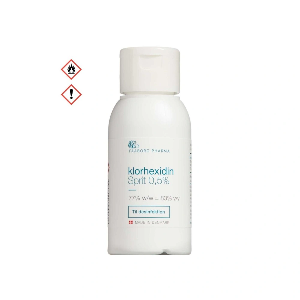 Faaborg Pharma Klorhexidin Sprit Klar 0,5% – 100 ml