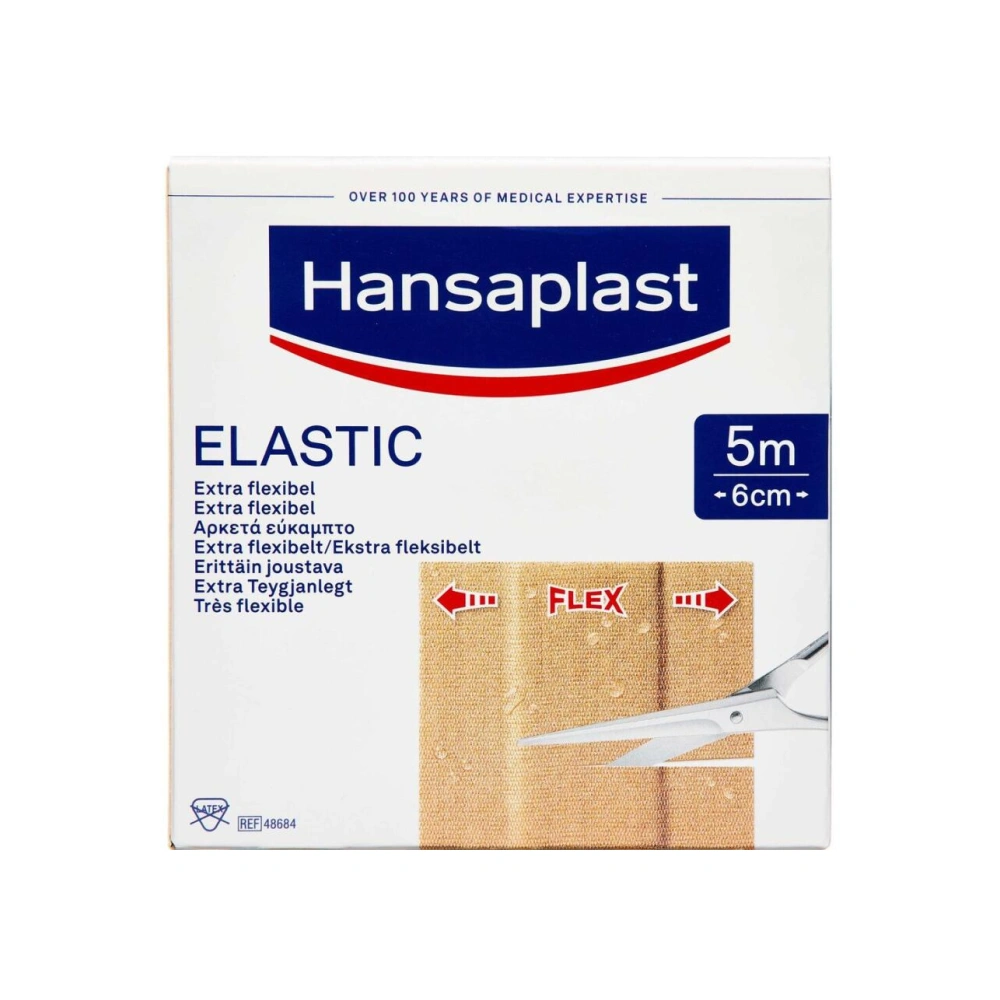 Hansaplast Elastic Plaster Bigpack 5 m x 6 cm – 5M x 6CM