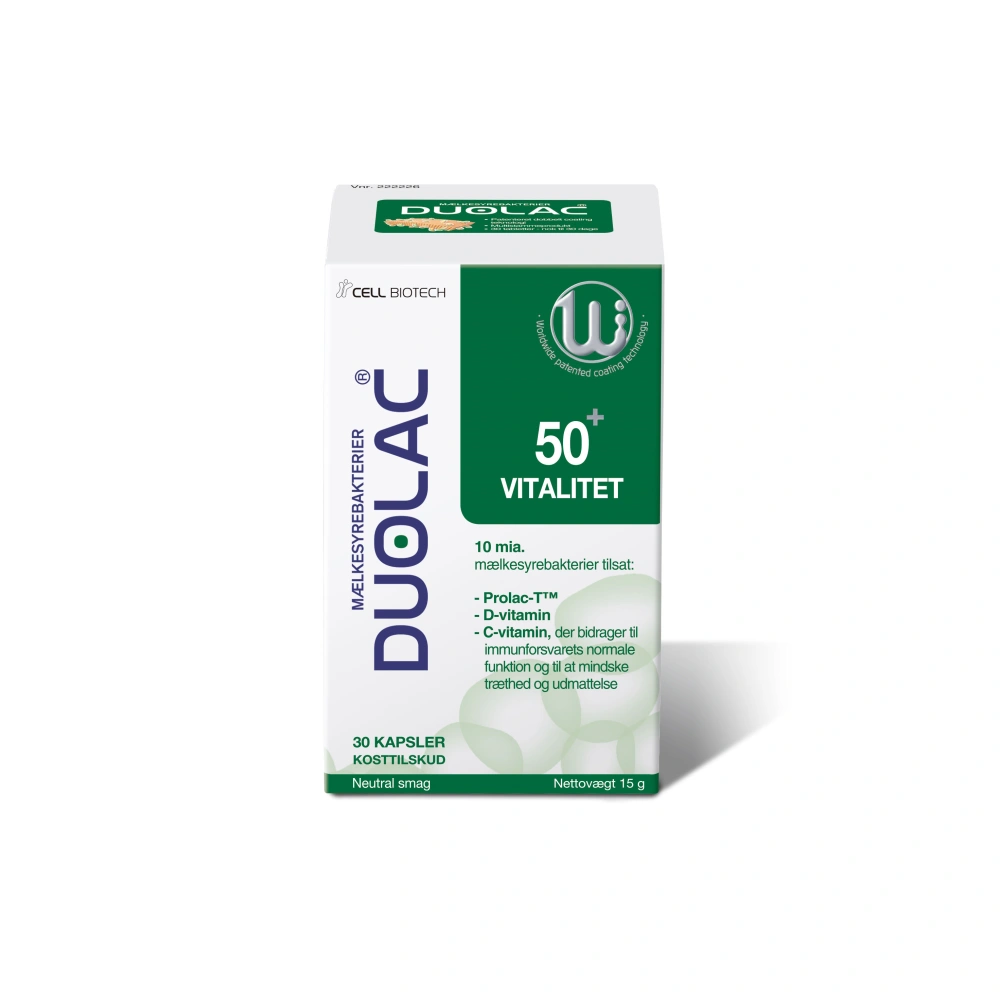Duolac Vitalitet 50+ – 30 stk
