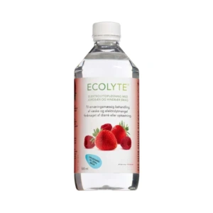 Ecolyte jordbær/hindbær smag – 500 ml