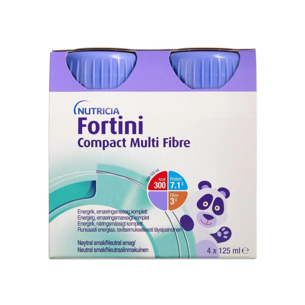 Nutricia Fortini Compact Multi Fibre Neutral - 4 x 125 ml