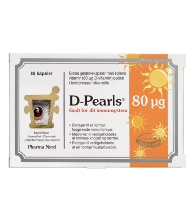 Pharma Nord D-Pearls 80µg – 80 stk