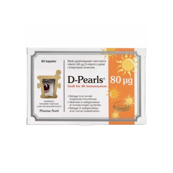 Pharma Nord D-Pearls 80µg – 80 stk