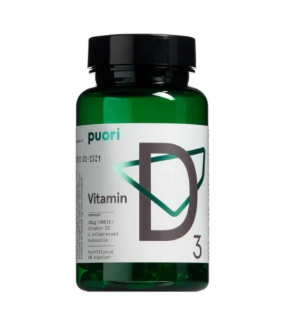 Puori Vitamin D3 10 µg – 60 stk