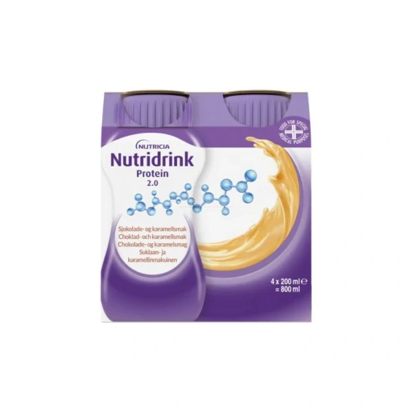 Nutridrink 2.0 Kcal Chokolade/Karamel – 4 x 200 ml