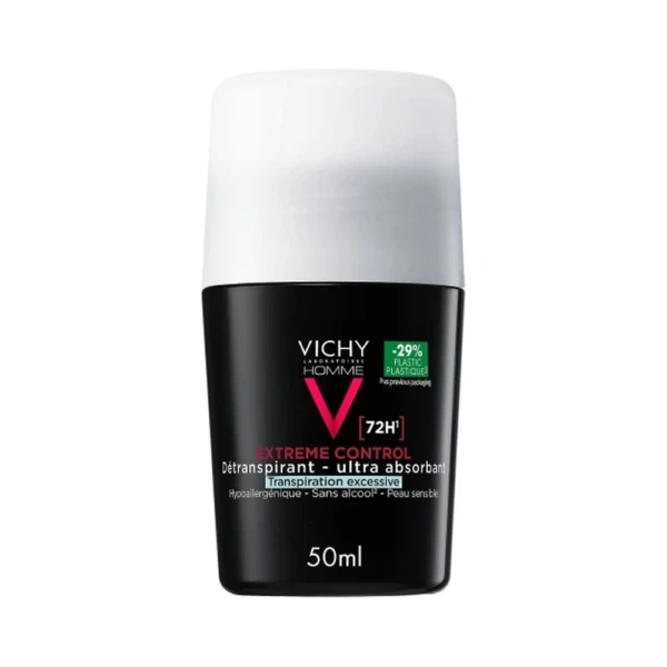 Vichy Homme Antiperspirant Deodorant Roll-On 72T – 50 ml