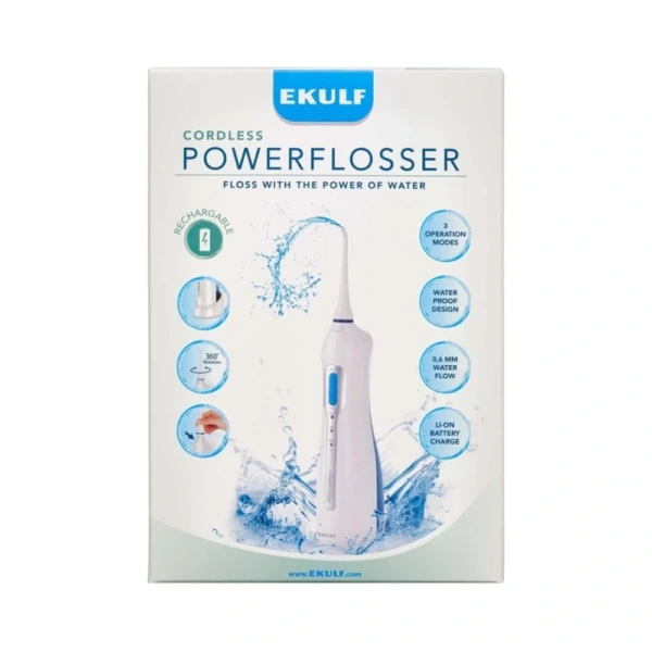 EKULF Cordless Powerflosser – 1 stk