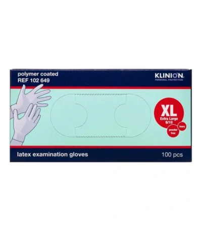 Klinion Protection Latexhandsker Pudderfri Str. XL – 100 stk