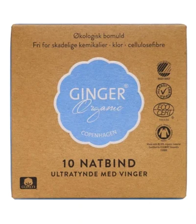 GingerOrganic Natbind – 10 stk