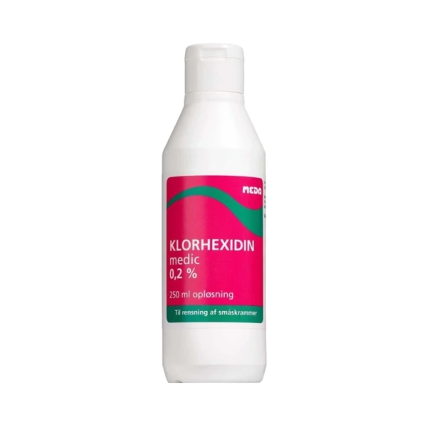 Viatris Klorhexidin 0,2% Opløsning Rens Medic – 250 ml