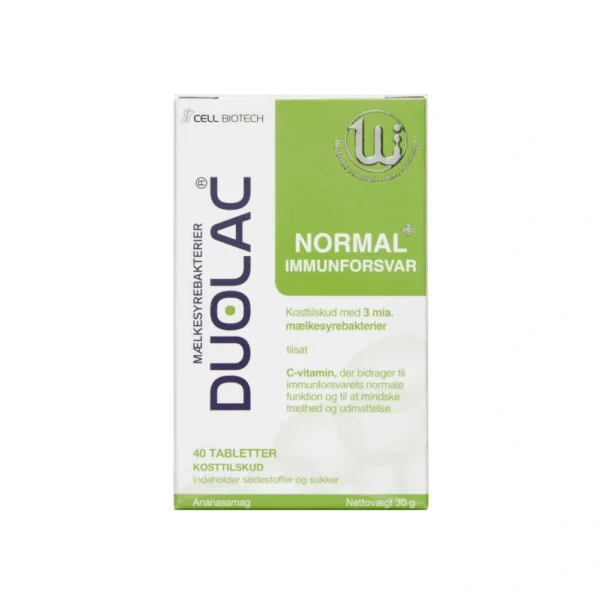 Duolac Normal + Immunforsvar – 40 stk