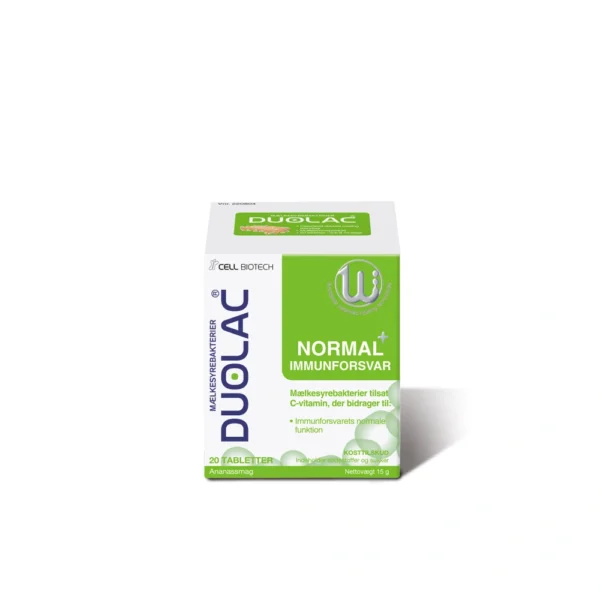 Duolac Normal + Immunforsvar – 20 stk