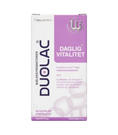 Duolac Daglig+ Vitalitet – 60 stk