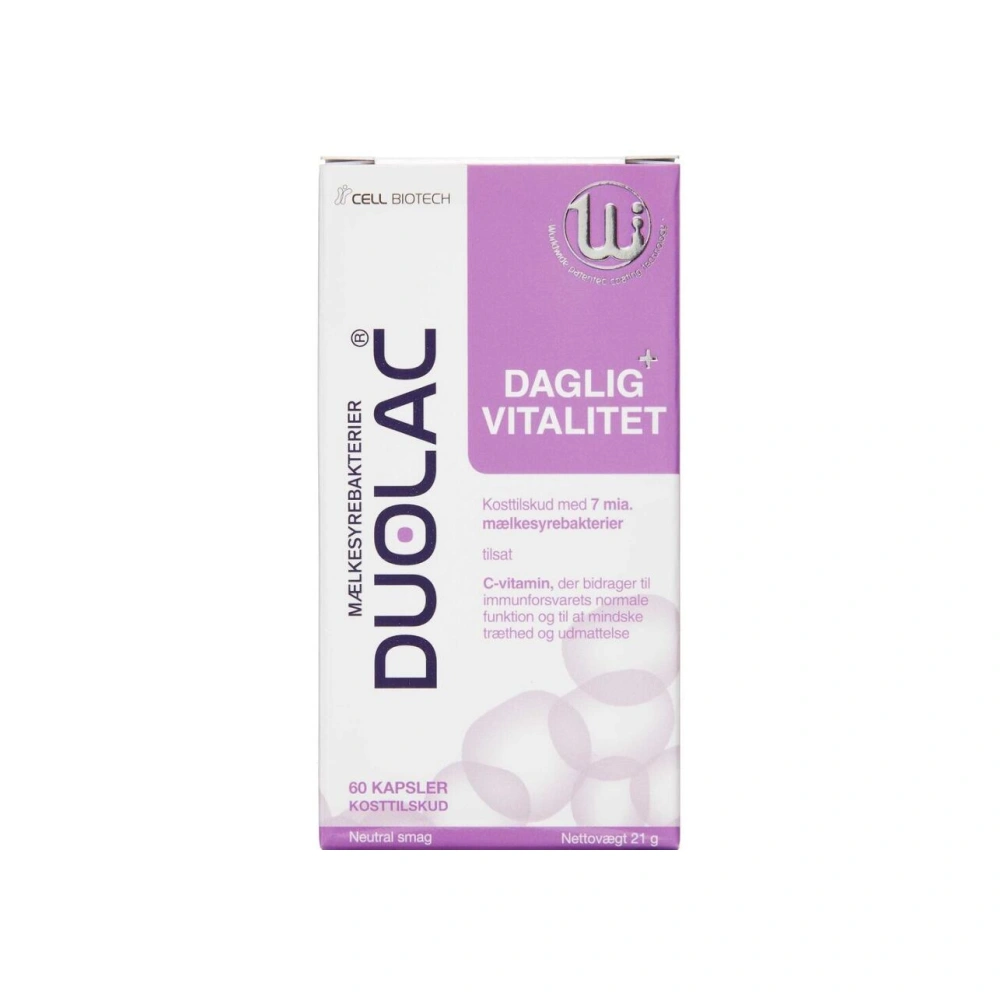 Duolac Daglig+ Vitalitet – 60 stk