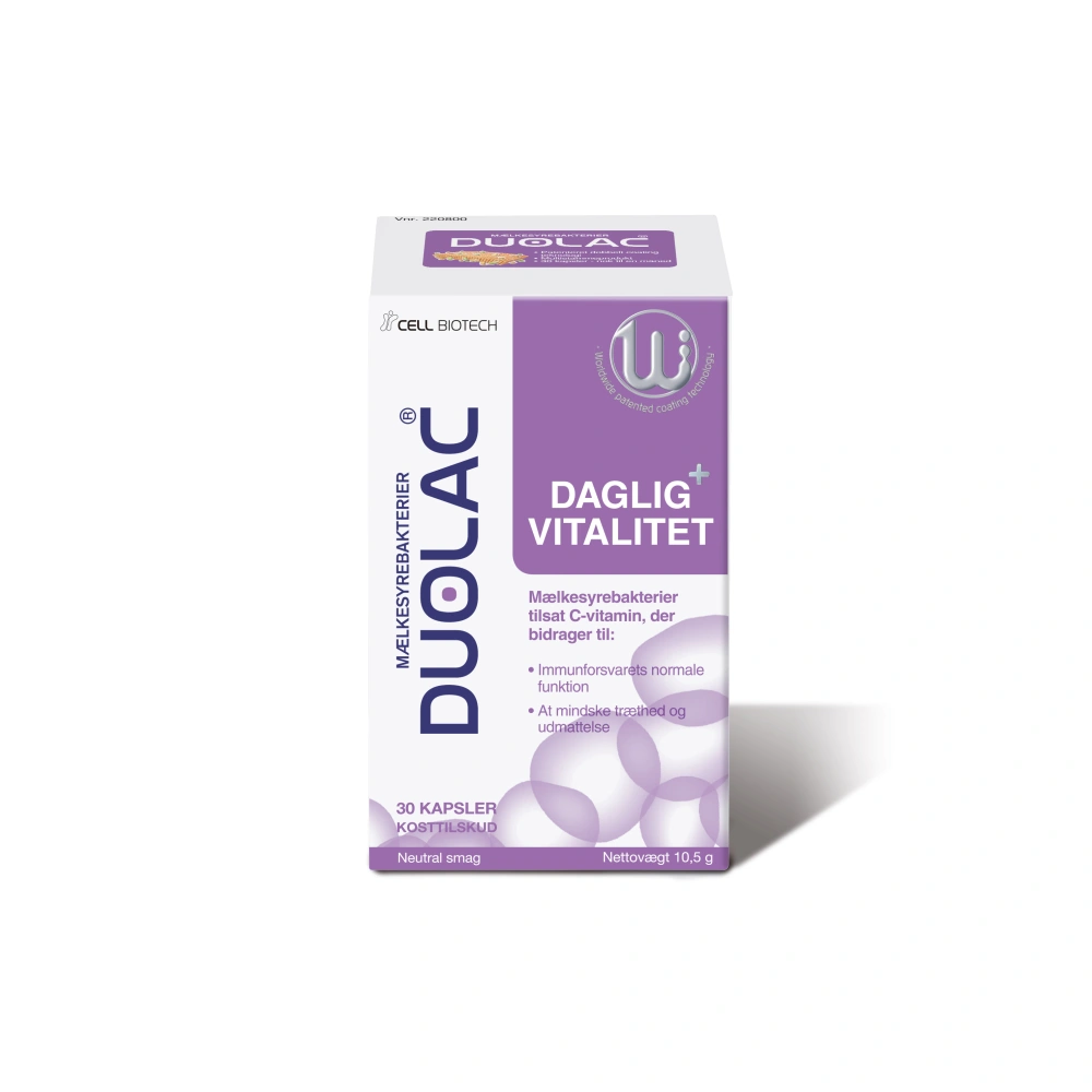 Duolac Daglig+ Vitalitet - 30 stk