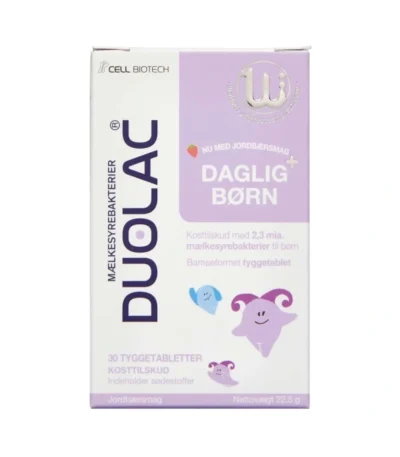 Duolac Daglig+ Børn – 30 stk