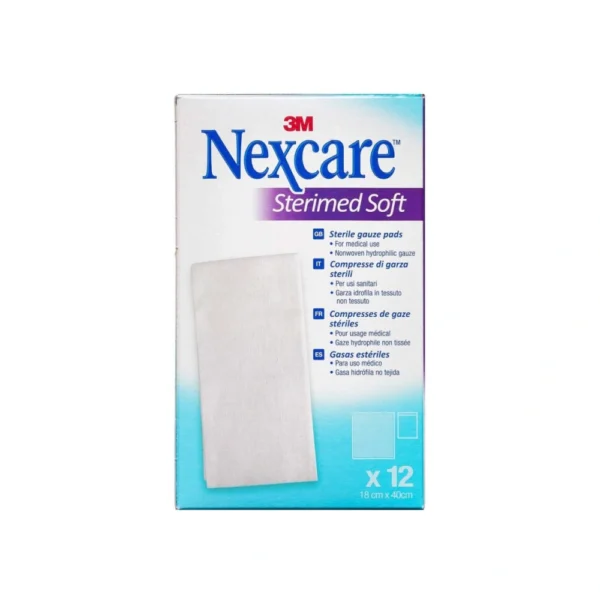 3M Nexcare Sterimed Soft Gaze – 12 stk