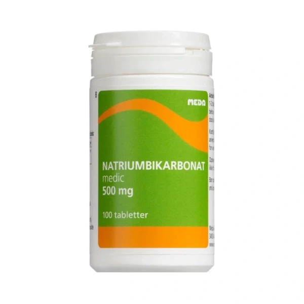 Viatris Natriumbikarbonat medic 500 mg – 100 tabletter