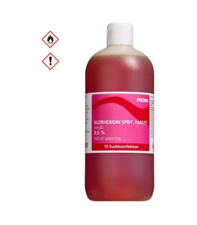 Viatris Klorhexidin farvet medic sprit – 0,5 % ml