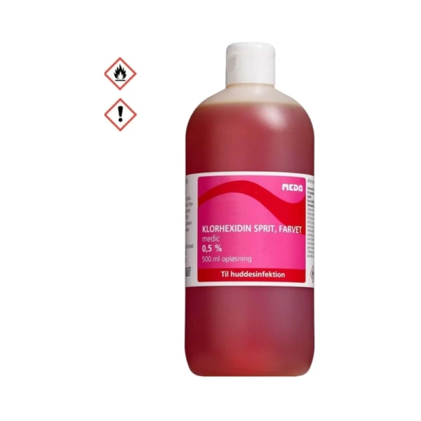 Viatris Klorhexidin farvet medic sprit – 0,5 % ml