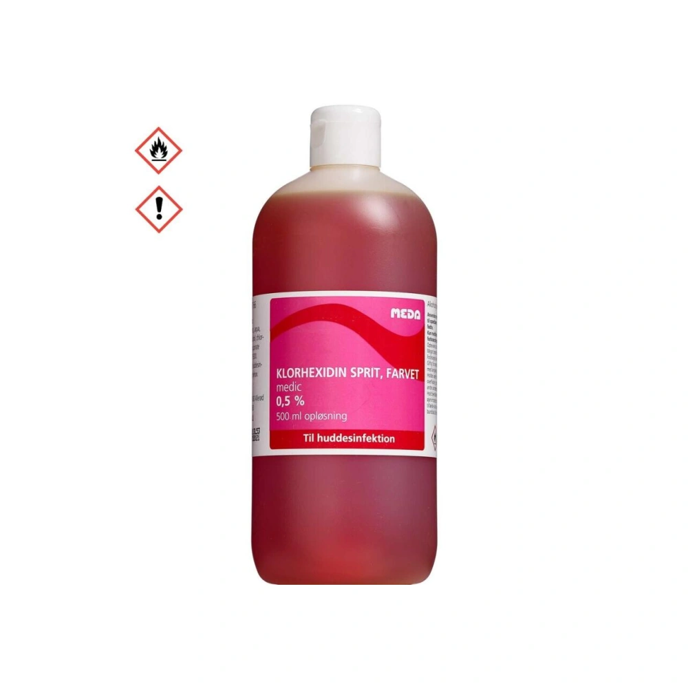 Viatris Klorhexidin farvet medic sprit - 0,5 % ml
