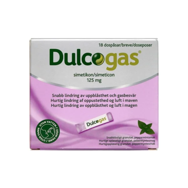 Dulcogas Pulver 125 mg – 18 breve