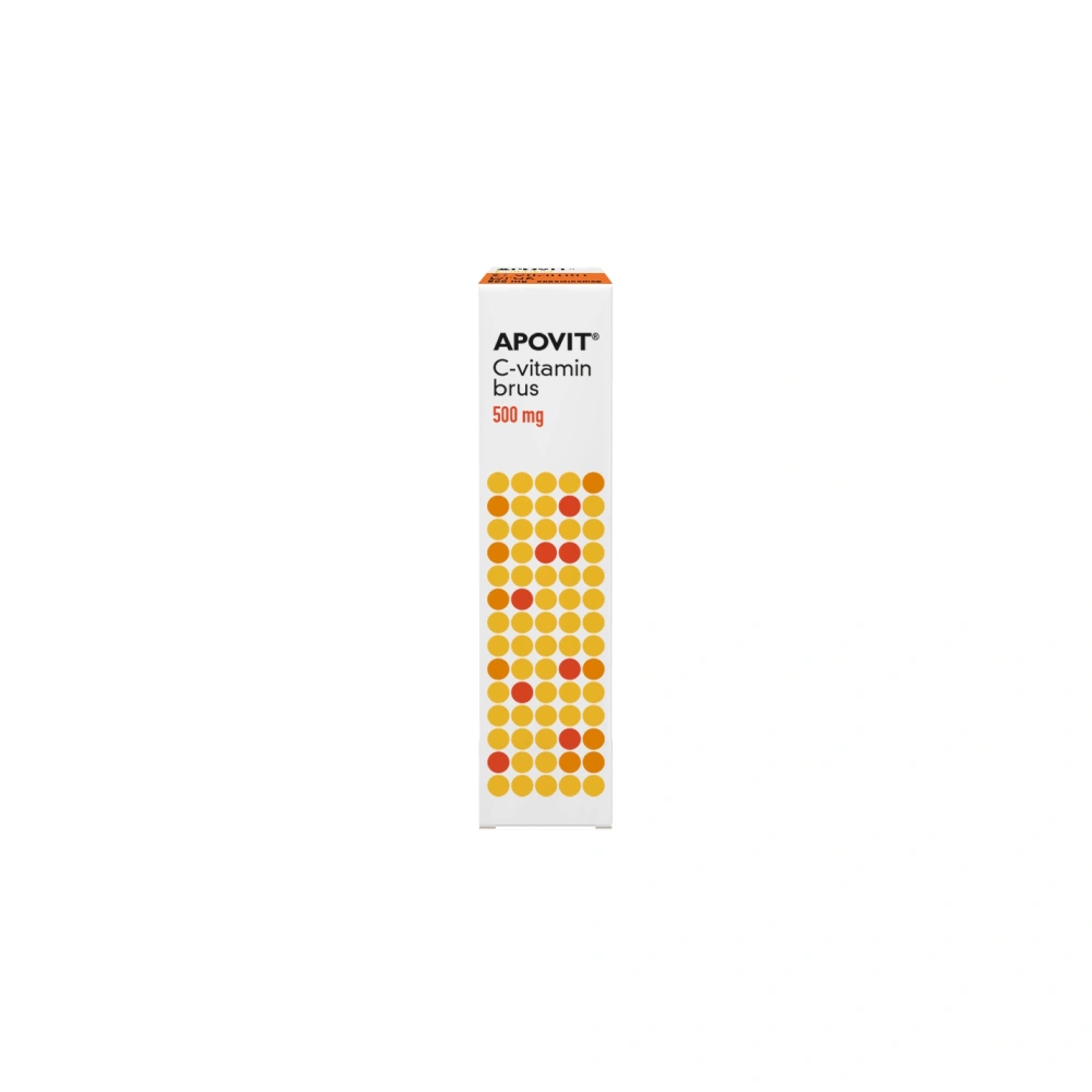 APOVIT C-vitamin Stærk Brus Appelsinsmag - 20 stk