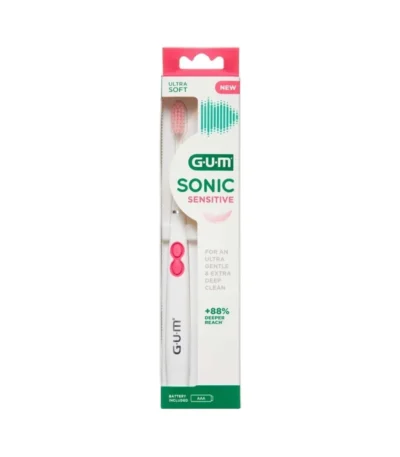 GUM SONIC Sensitive Ultra Soft Tandbørste – 1 stk