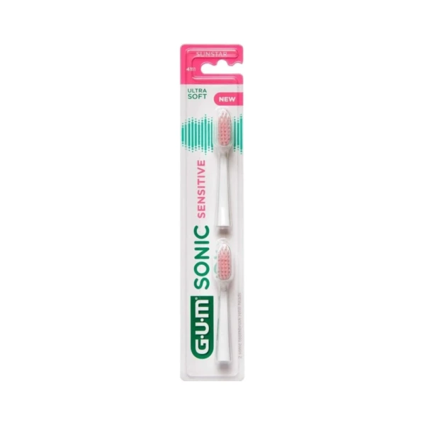 GUM SONIC Sensitive Refill Ultra Soft – 2 stk