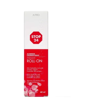 Stop 24 Antiperspirant Roll-on – 60 ml
