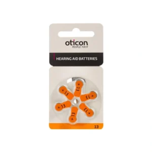 Oticon Zinc Air Batterier OT. 13 – 6 stk