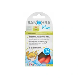 SANOHRA Max Small ørepropper – 12 stk