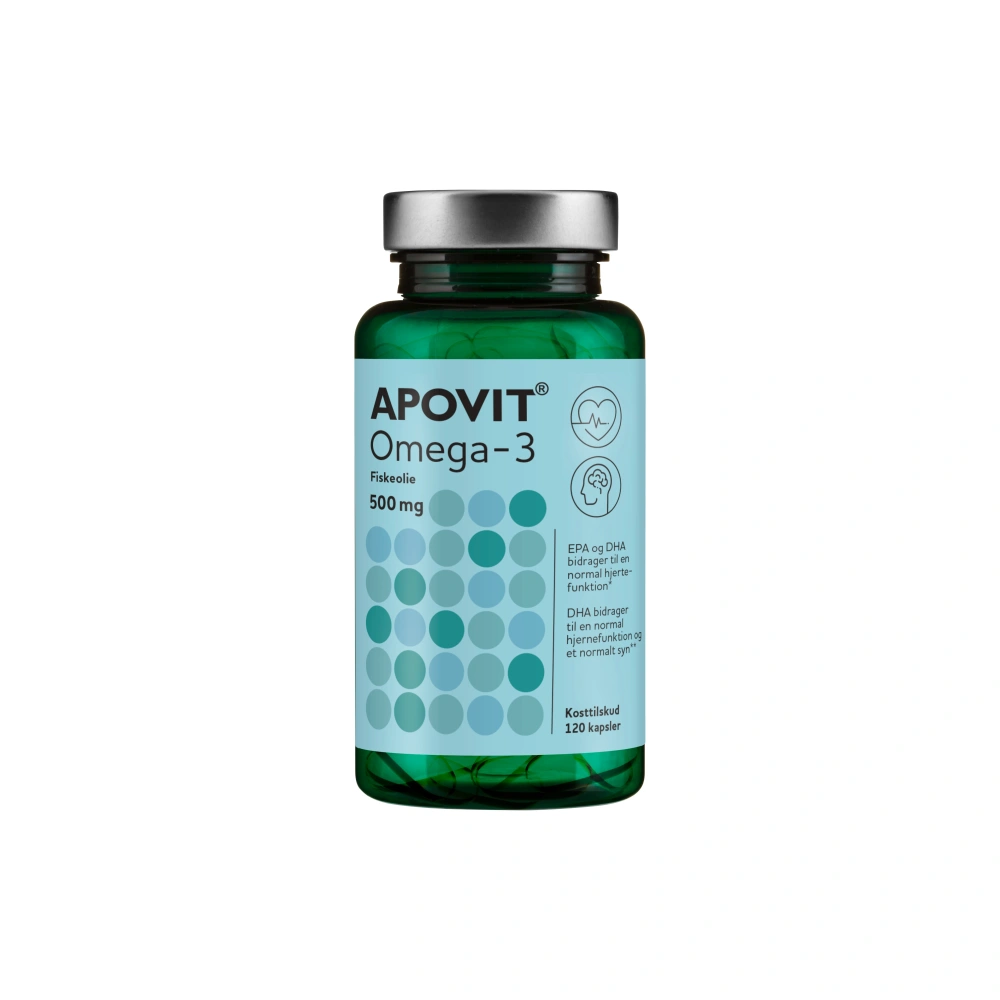 APOVIT Omega-3 500 mg - 120 stk