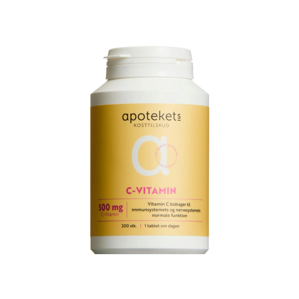 Apotekets C-vitamin 500 mg. - 200 stk
